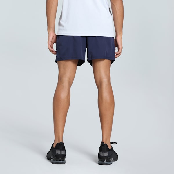 Men's Woven 5" Training Shorts, Peacoat, extralarge-IND